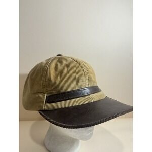 Vintage‎ Hunting Brown Corduroy Hat Size M/L